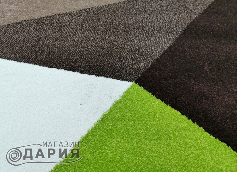 Тъкан килим MAGNOLIA 707 d.beige/green